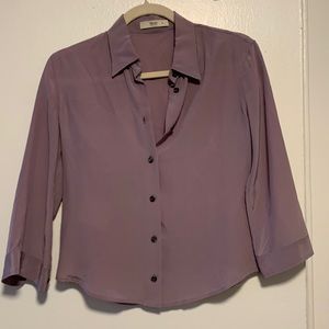 Purple Prada blouse